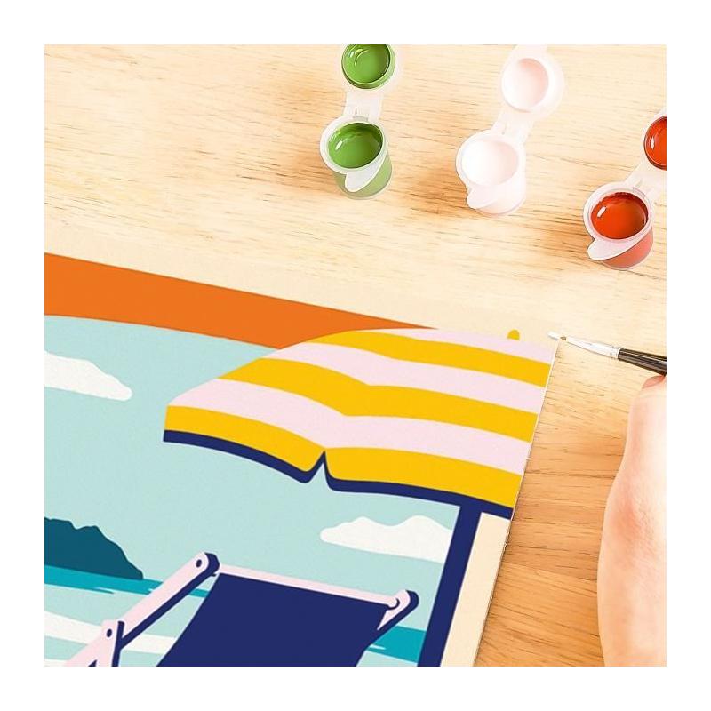 Peinture par numéros Ravensburger 24x30 cm Relax à la plage