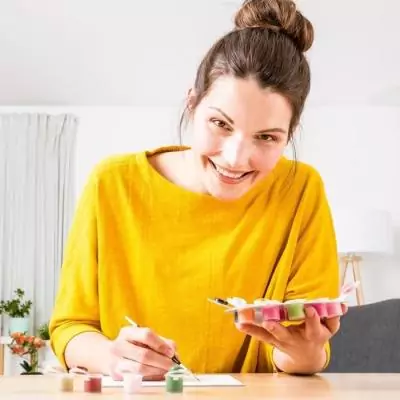 Peinture par numéros Bouquet de roses 20x20 cm - Ravensburger