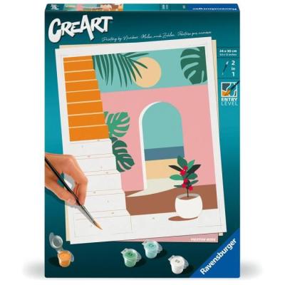 Peinture par numéros Ravensburger 24x30 cm - Vacances en mode détente
