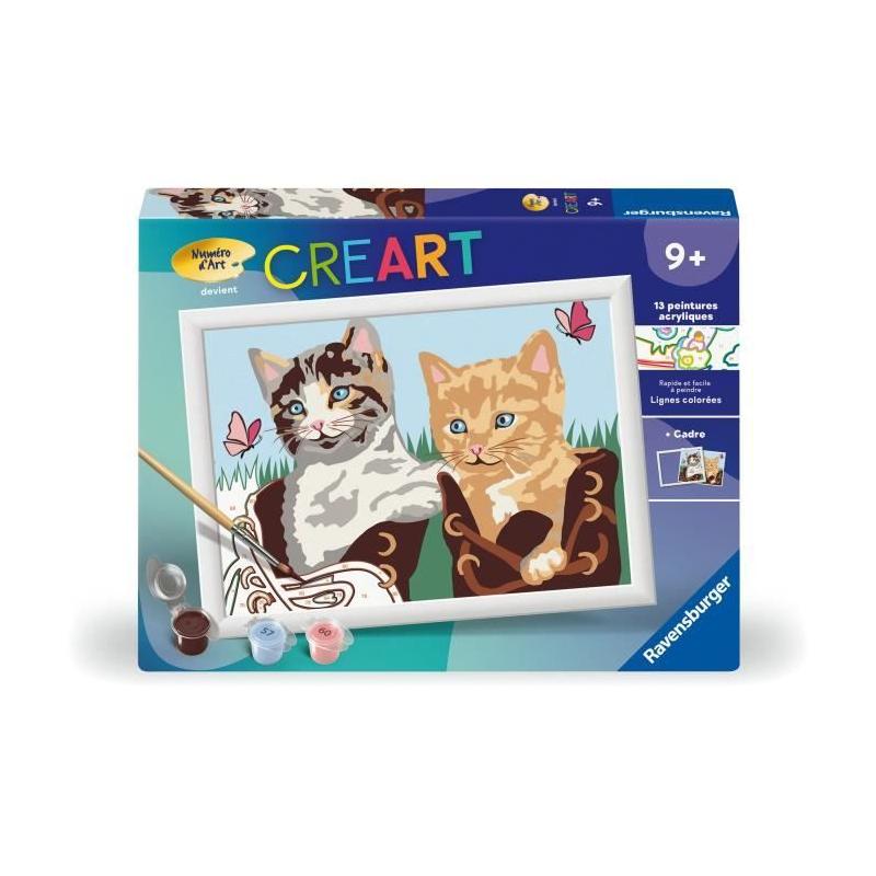 Peinture par Numéros pour Enfants: Chatons et Chaussures, 18x24cm