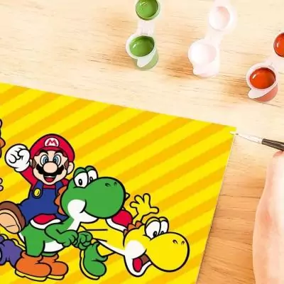 Peinture au Numéro Super Mario pour Enfants de 7 Ans