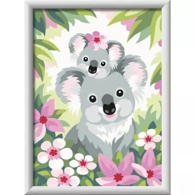 Peinture par numéros: Maman koala et son bébé, kit créatif! Peinture par numéros: Maman koala et son bébé, kit créatif!