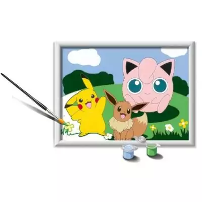 Peinture par numéros Pokemon pour enfants - Ravensburger Peinture par numéros Pokemon pour enfants - Ravensburger