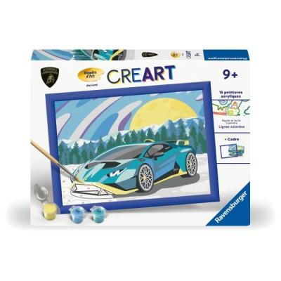 Kit de peinture par numéros Lamborghini pour enfants - Ravensburger
