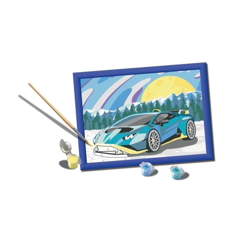 Kit de peinture par numéros Lamborghini pour enfants - Ravensburger