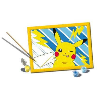 Peinture par numéros Pikachu Éclair pour enfant dès 7 ans