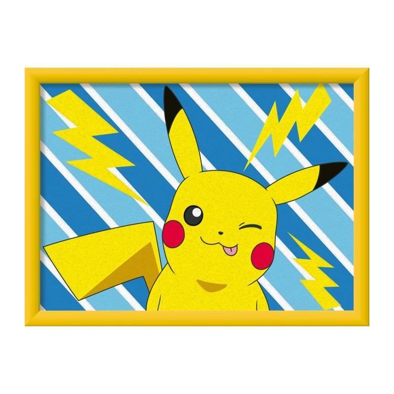 Peinture par numéros Pikachu Éclair pour enfant dès 7 ans