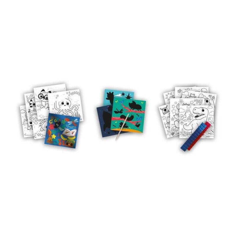 Cahier de coloriage métallique 3 en 1 - Fun et créatif