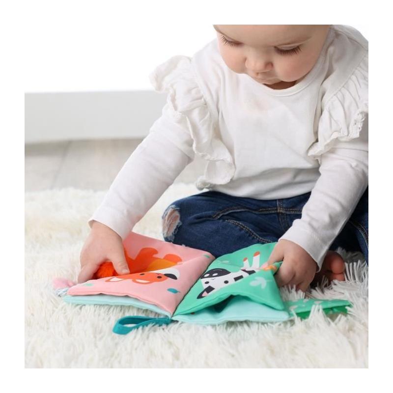 Livre sensoriel avec queues d'animaux pour éveil (0-3 ans)