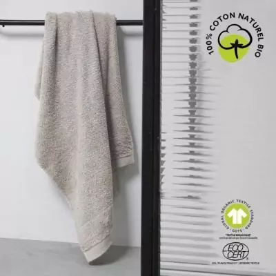 Serviette de bain bio TODAY - 50 x 90 cm - Couleur Dune