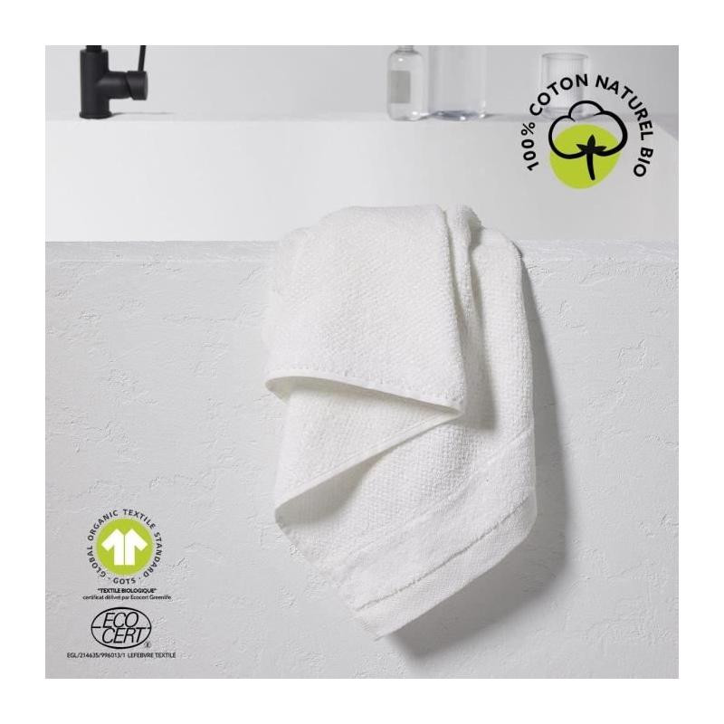Serviette de bain 100% coton bio - Certifié oeko-Tex - GOTS