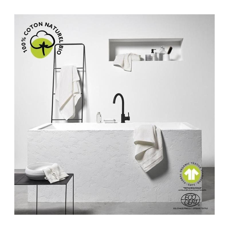 Serviette de bain 100% coton bio - Certifié oeko-Tex - GOTS