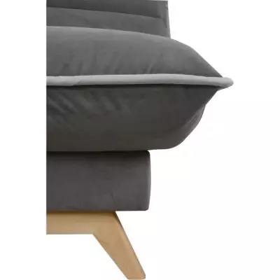 Canapé-lit DUNLOPILLO TOUNDRA 3 places - Matelas Ep.13 cm - Gris