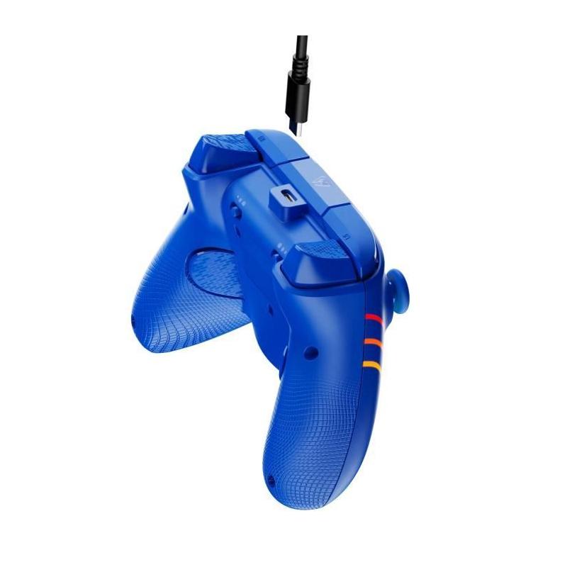 Manette de jeu - Xbox Series X|S, Xbox One et PC - Afterglow Wave - RGB - Filaire - Bleu - TURTLE BEACH