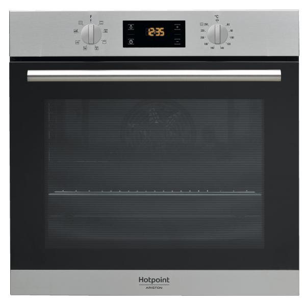Four électrique encastrable Pyrolyse Chaleur tournante HOTPOINT FA2 540 P IX HA - 66L - Inox - Multifonction