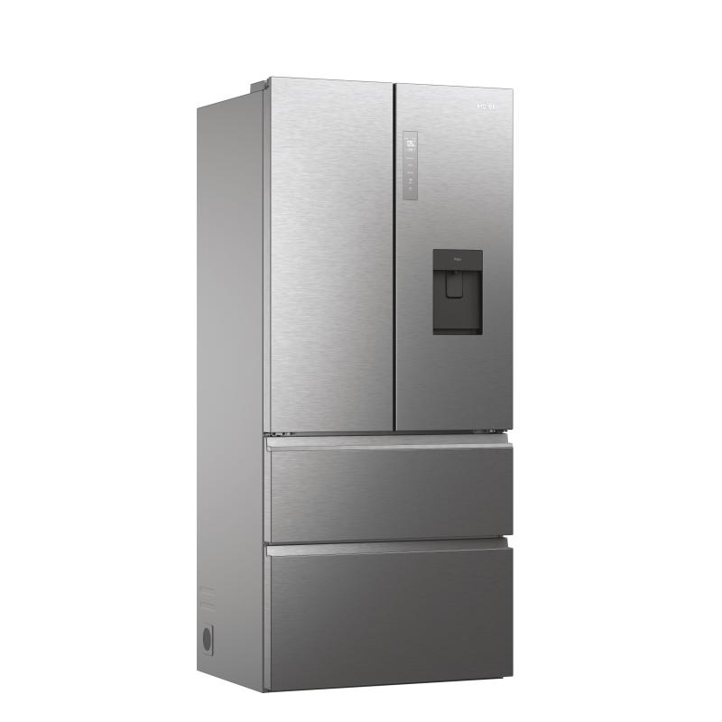 Haier FD 83 Serie 7 HFW537EP frigo américain Pose libre 537 L E Platine, Acier inoxydable