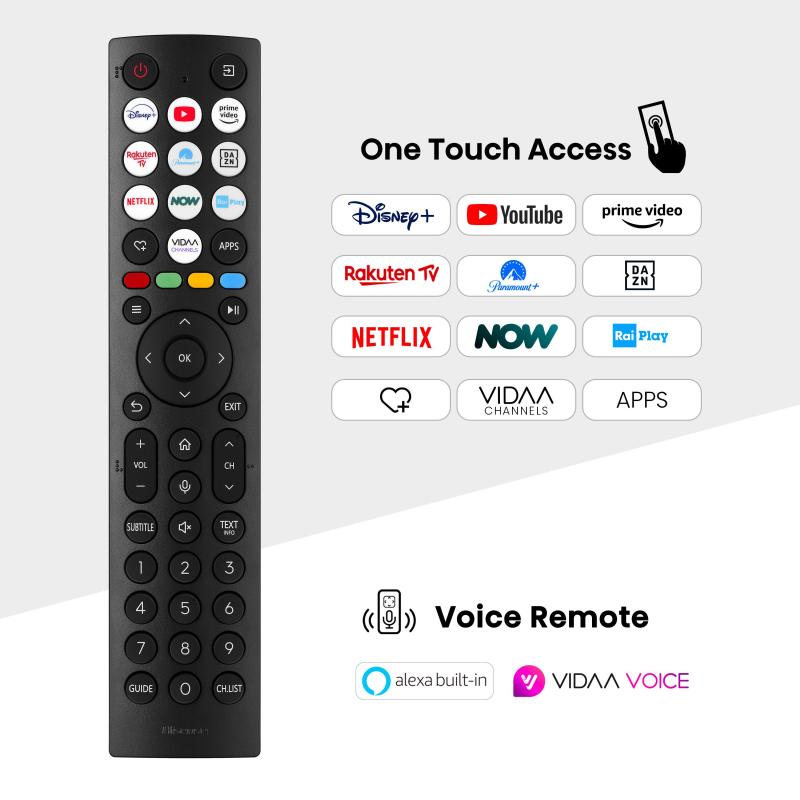 Hisense 55E7NQ TV 139,7 cm (55") 4K Ultra HD Smart TV Wifi Noir 330 cd m²