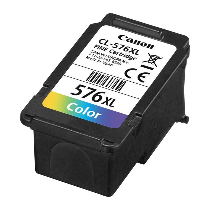 Cartouche d'encre CANON CL-576XL - Multi-couleurs, Rendement élevé