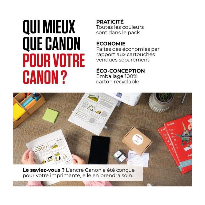 Pack de cartouches d'encre CANON CLI-581 Multi-couleurs