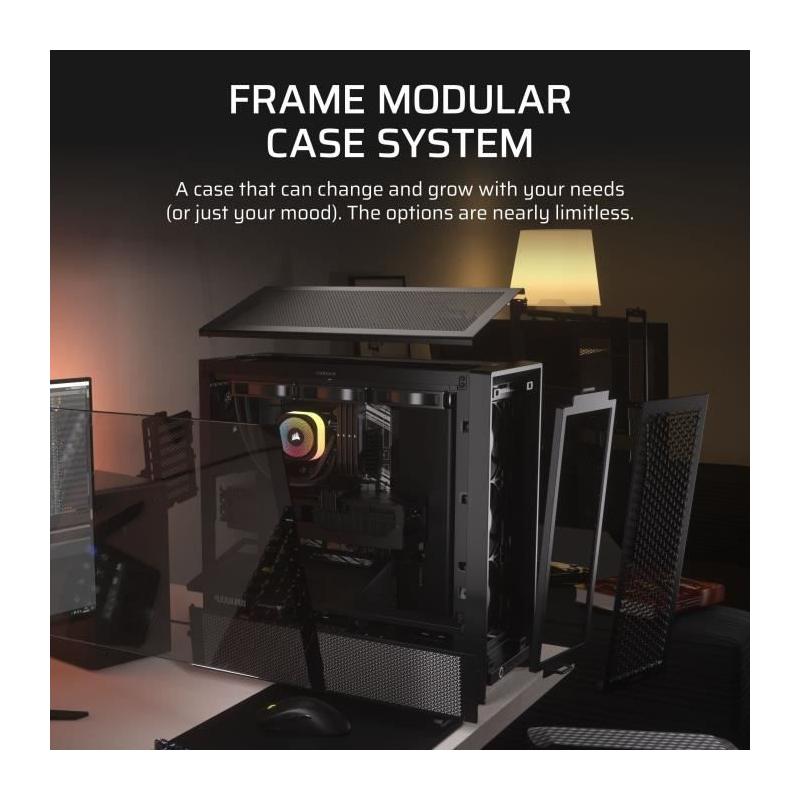 Boîtier PC CORSAIR FRAME 4000D RS Noir - Moyen-tour