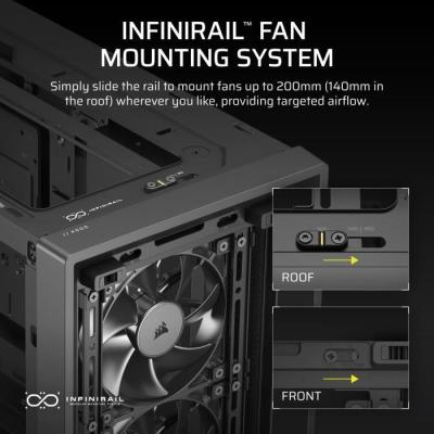 Boîtier PC CORSAIR FRAME 4000D RS Noir - Moyen-tour