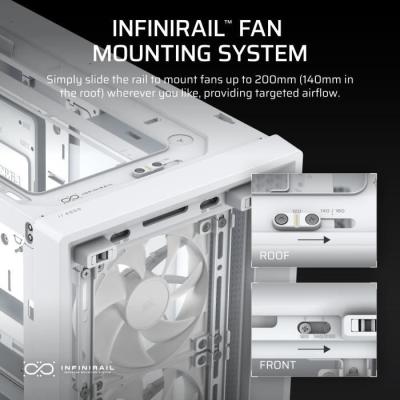Boîtier PC CORSAIR FRAME 4000D RS Blanc - Moyen-tour