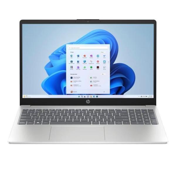 PC Portable HP 15-fd0059nf - Windows 11 - 15,6 FHD - Core i3-N305 - RAM 8Go - Stockage 512Go SSD - AZERTY