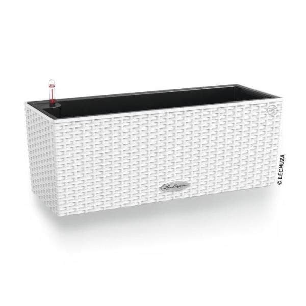 Jardiniere - Balconera cottage 50 - Kit complet - Blanc - 8 L - LECHUZA