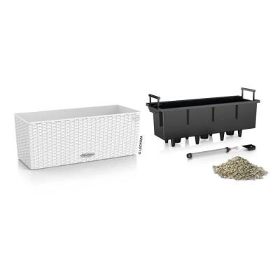 Jardinière Balconera cottage 50 Blanc - Kit complet 