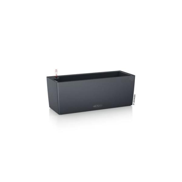 Jardiniere - Lechuza UK - Balconera Color 50 - Ardoise - Rectangulaire - Avec réserve d'eau