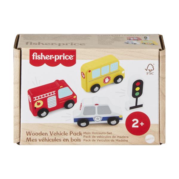 FISHER-PRICE Asst véhicules a pousser pack 5 - JCY32