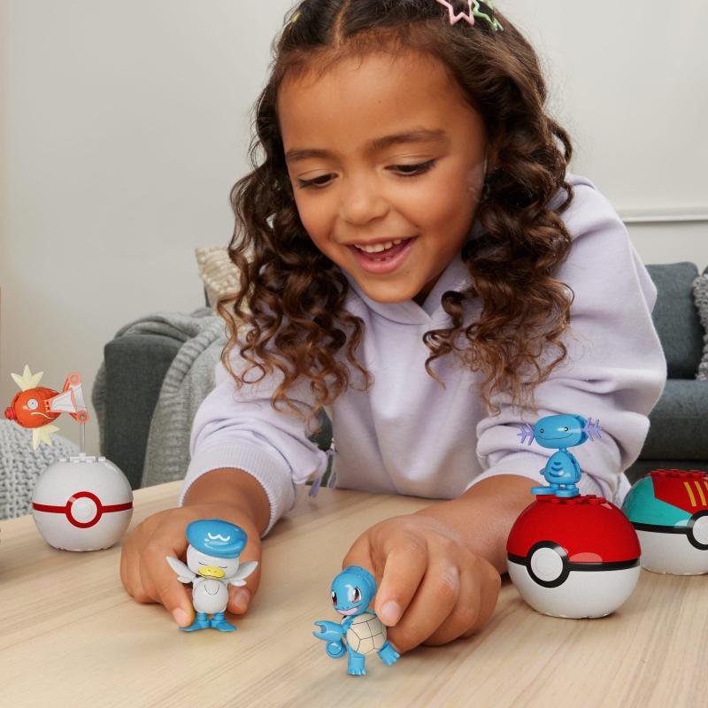 MEGA Pokémon – Coffret Équipe de Dresseurs de Type Eau