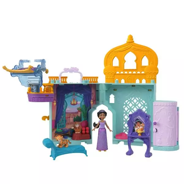 Princesses Disney-Le Château de Jasmine avec mini-poupée HLW93