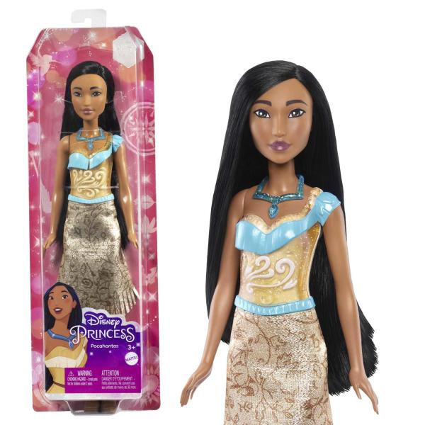 Pocahontas Poupée 29 cm, Mattel Poupée Disney Princesses habillage et accessoires HLW07