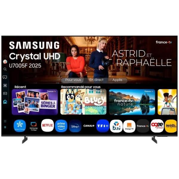 Samsung TU65U7005F - TV LED 65 (165 cm) - 4K UHD 3840x2160 - HDR10+ - Smart TV - Gaming Hub - 3xHDMI - WiFi