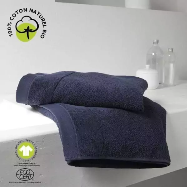 Drap de bain - TODAY - 70 x 130 cm - Coton - Organic Navy