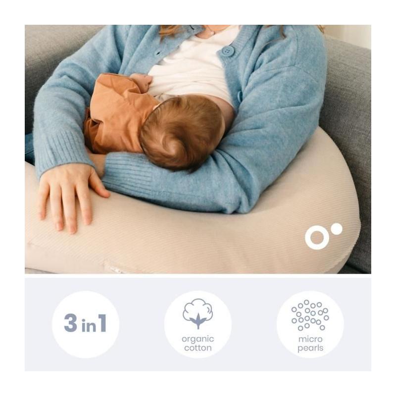 Coussin de grossesse et d'allaitement ultra confort - DOOMOO Buddy Beige