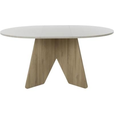 Table à manger GALEO ronde 4/6 places - 120/160 x 120 x 74 cm