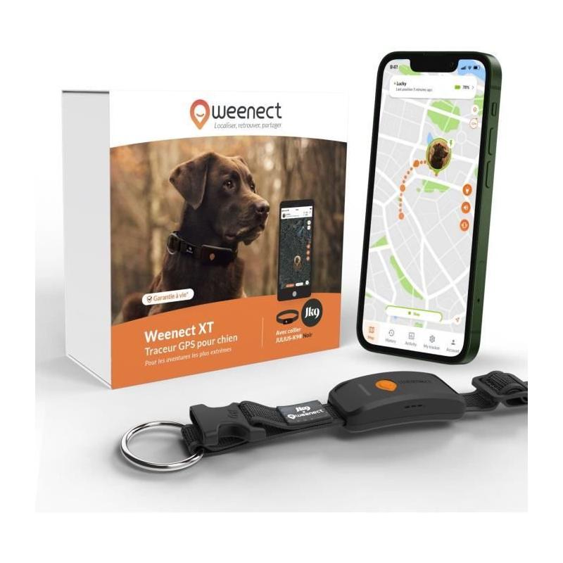 Collier GPS pour chien WEENECT Chien XT - Suivi précis - Robuste et étanche