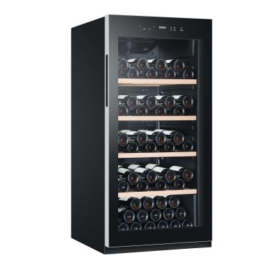 Haier HWS116GAE Refroidisseur de vin compresseur Pose libre Noir 116 bouteille(s)
