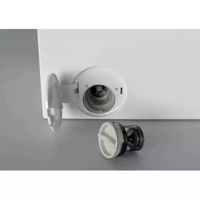 Hoover H-WASH&DRY 500 HDP 4149AMBC 1-S machine à laver avec sèche linge Pose libre Charge avant Blanc F