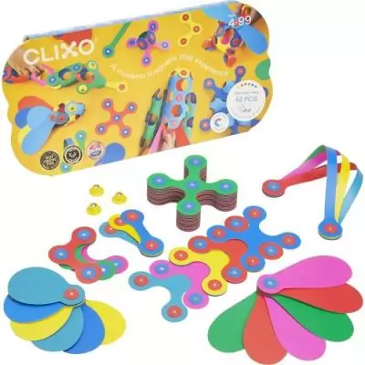 Jeu de Construction Magnétique Eco-responsable - 42 pièces - Dès 4 ans
