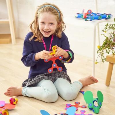 Jeu de Construction Magnétique Eco-responsable - 42 pièces - Dès 4 ans