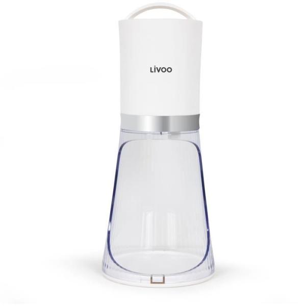 Appareil a glace pilée - LIVOO - DOM462 - 150 mL - 2 tailles - Mise en route automatique - Réservoir - Lame en acier inoxydabl