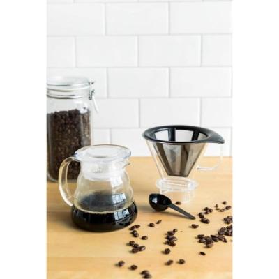 Cafetière BODUM Melior 8 tasses - Maille inox - Transparent