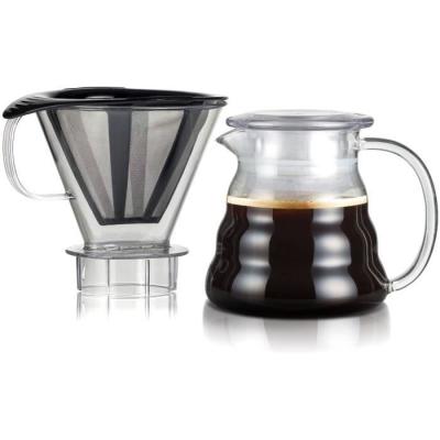 Cafetière BODUM Melior 5 tasses - Filtre inox - Transparent