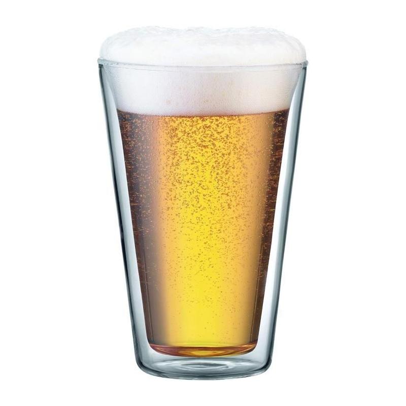 Verres double paroi BODUM Canteen - 0.4 l - Transparent