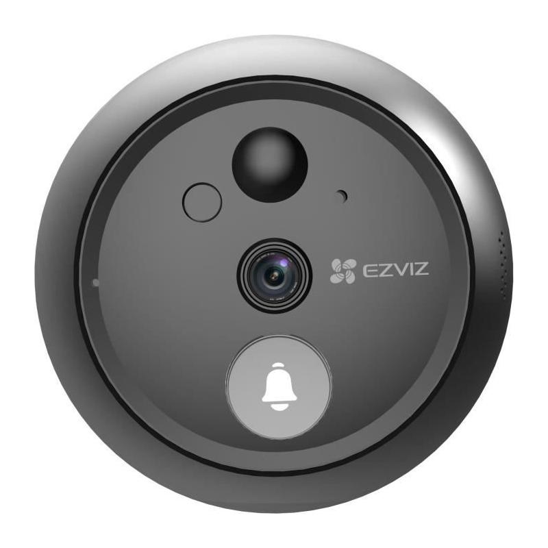 Judas connecté EZVIZ - HP4 Wi-Fi écran 4,3 - Sonnette intégrée