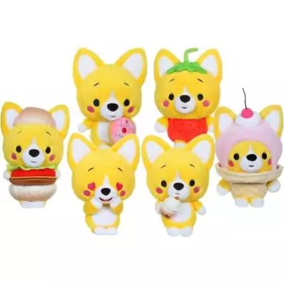 Peluche Little Corgi Cuties - GIPSY TOYS - 20 cm - Donut Peluche Little Corgi Cuties - GIPSY TOYS - 20 cm - Donut
