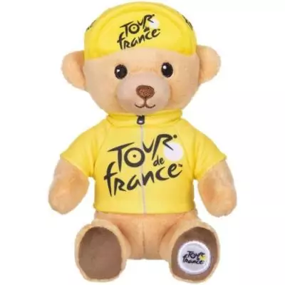 Peluche GIPSY TOYS Tour De France Ours Maillot Jaune 15 cm